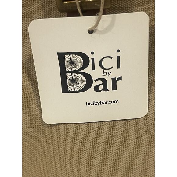 Bici By Bar | Messenger Duffle Bag | Overnight Travel Carry‎ On Bag | NWT | Tan - Picture 4 of 13